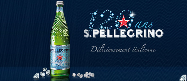 San Pellegrino 120 ans Bouteille Diamond