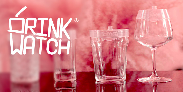 Drink watch couvercle a verre
