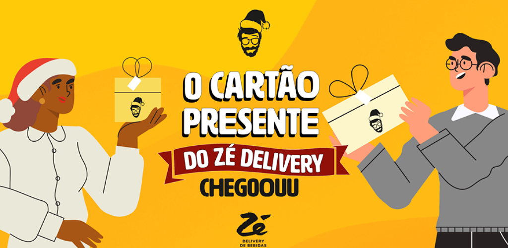 A boire en cadeau !  Zé Delivery lance une nouveauté pour offrir des cadeaux aux amis et collaborateurs