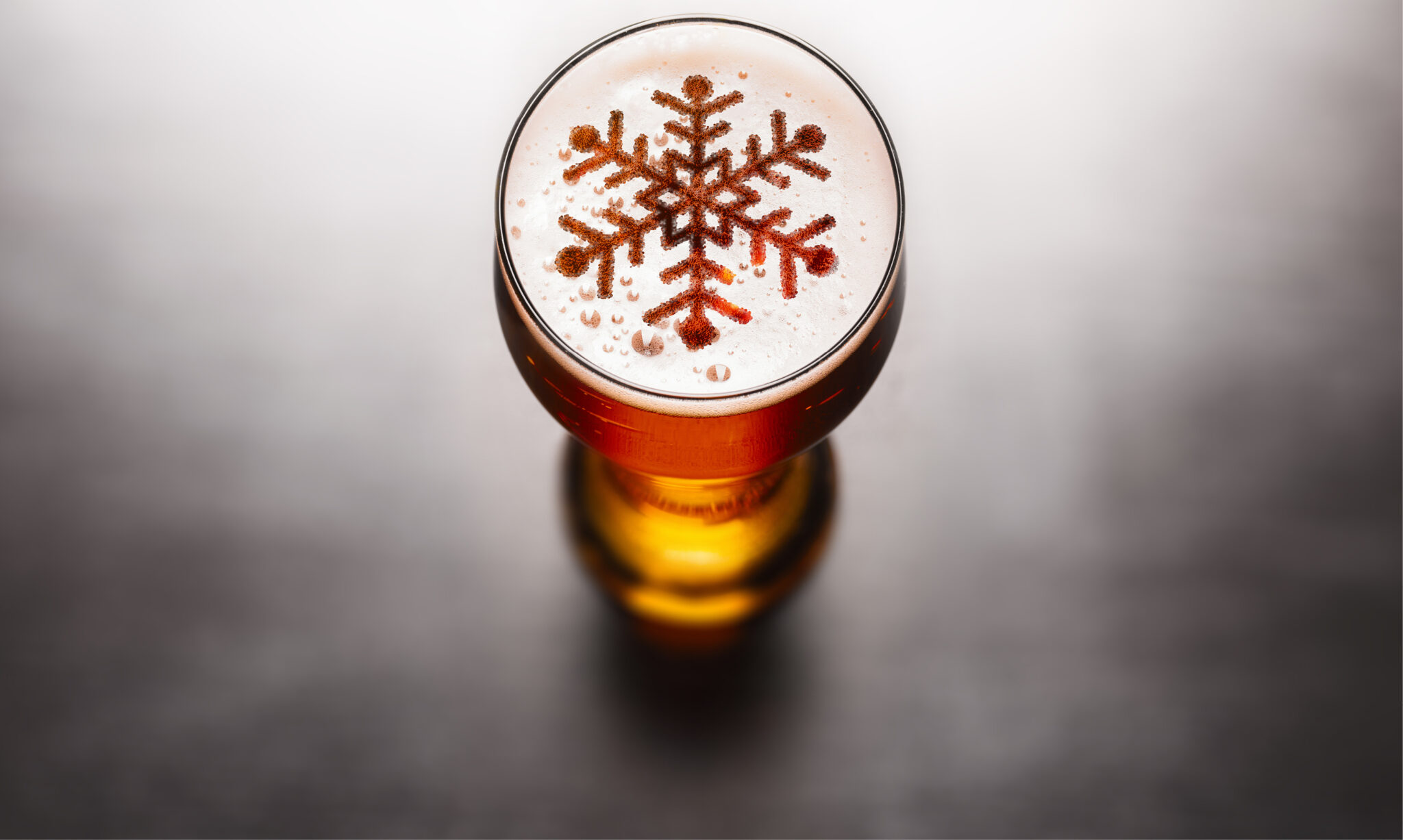 Une bière sous le sapin