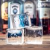 Clear ice cubes for cocktails