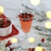 Poinsettia Christmas Holiday Cocktail