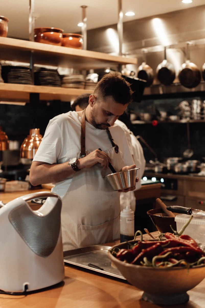 Comptoir d'un établissement de restauration