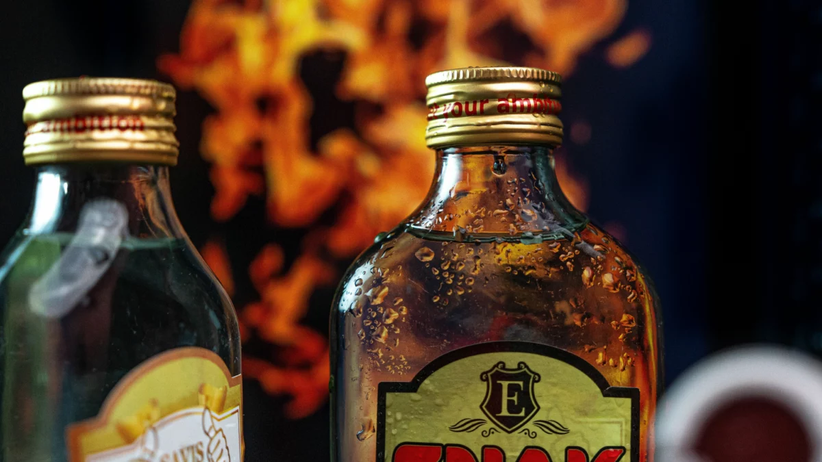 Bouteilles de gin en gros plan, illustrant le nouveau gin Citadelle Bajan de Maison Ferrand